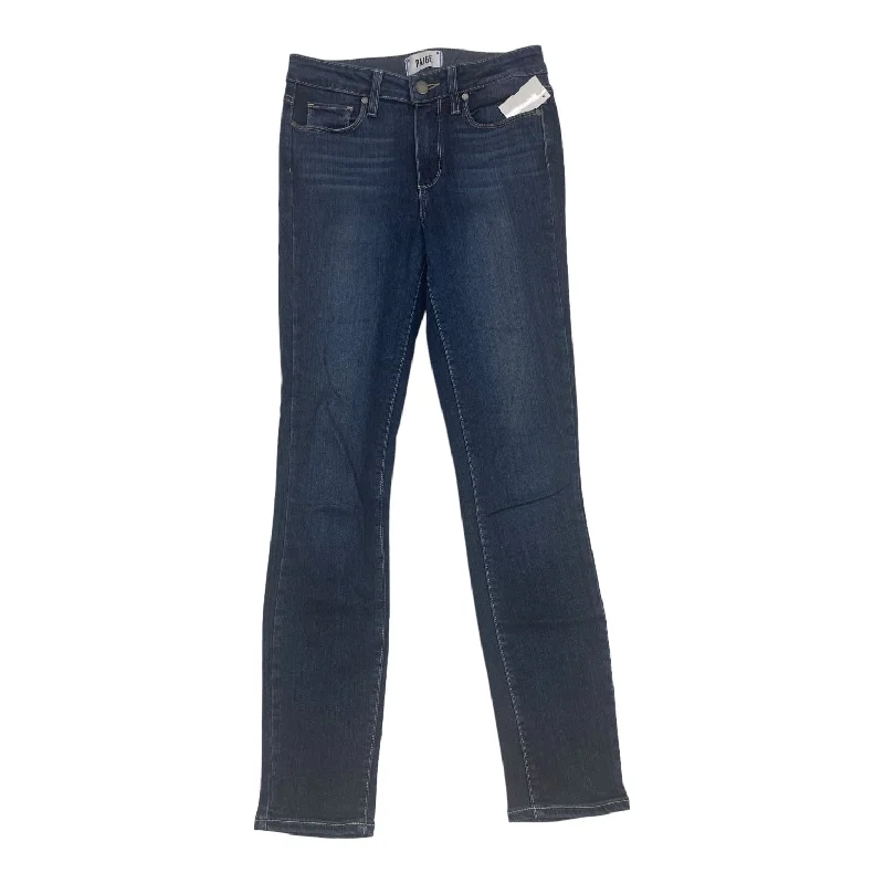 Relaxed Dresses Blue Denim Jeans Skinny Paige, Size 2