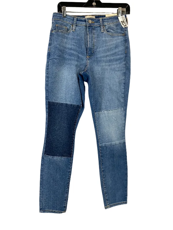 Personalized Design Blue Denim Jeans Skinny Universal Thread, Size 6