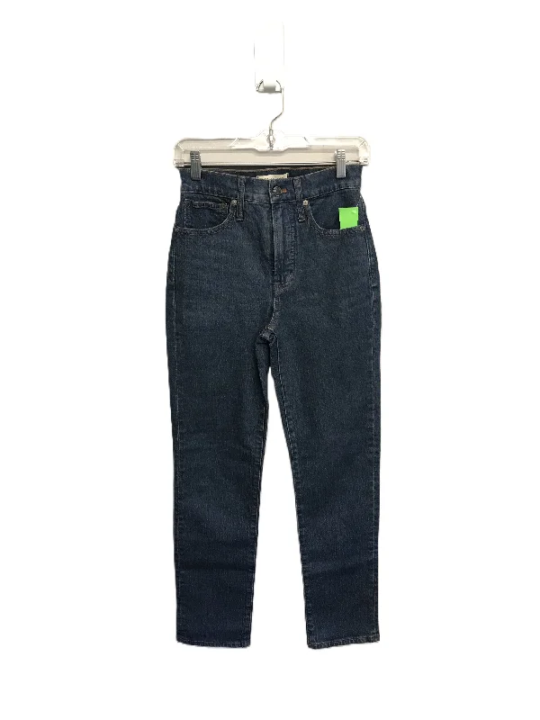 Artistic Temperament Blue Denim Jeans Straight By Madewell, Size: 0