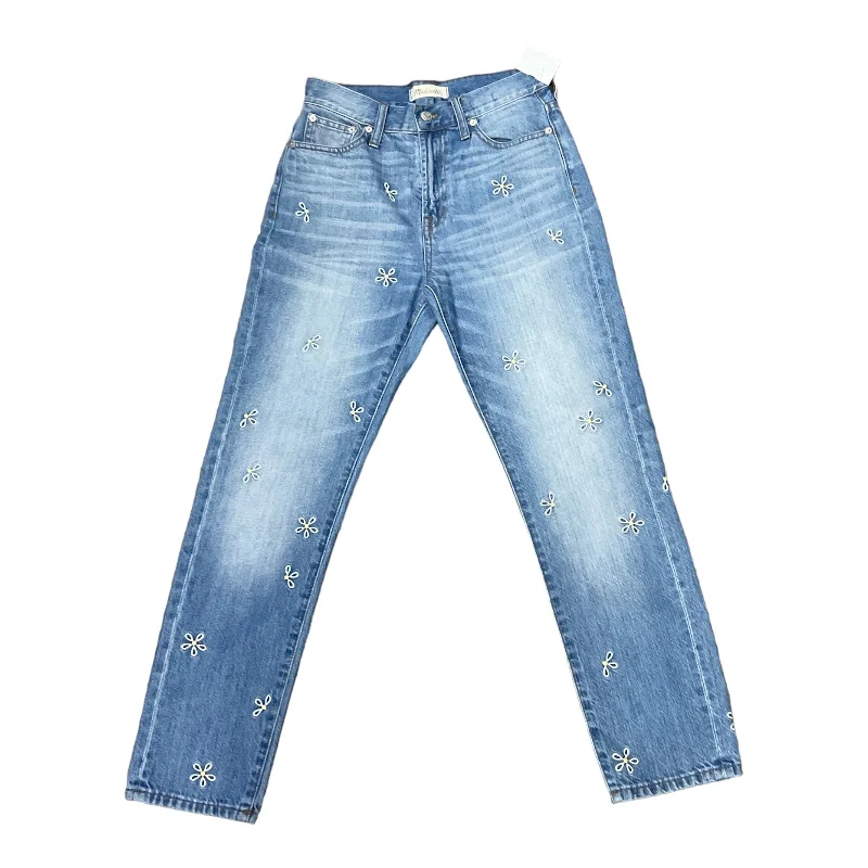Wandering freely Blue Denim Jeans Straight Madewell, Size 2
