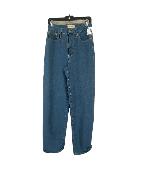Effortless Dressing Blue Denim Jeans Wide Leg Madewell, Size 27