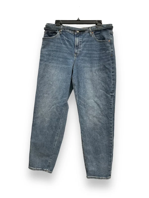 Exquisite Details Blue Jeans Boyfriend Express, Size 12