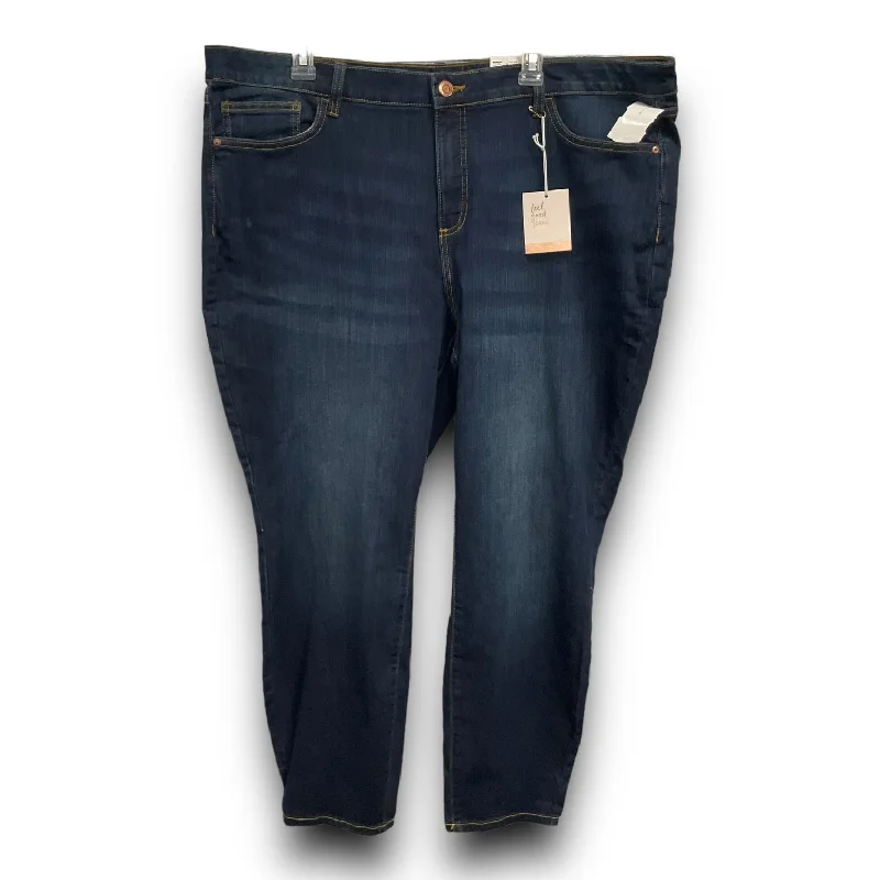 Comfortable Design Blue Jeans Skinny Lc Lauren Conrad, Size 20
