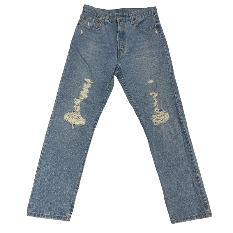 Quality Tailoring Blue Jeans Straight Levis, Size 8