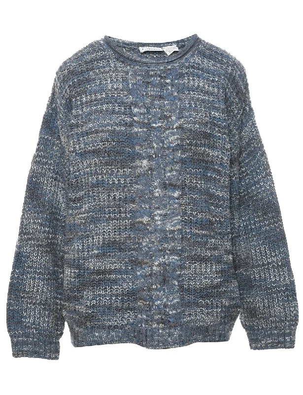 Fashion Must-have Cable Knit Jumper - L