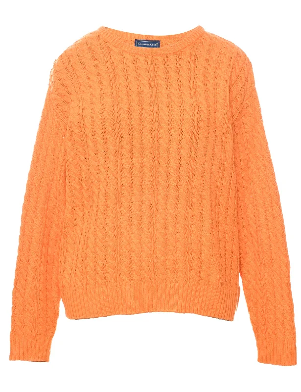 Sports And Leisure Cable Knit Jumper - M