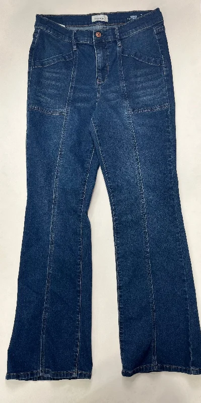 Classic Design Denim Jeans Flared Nicole By Nicole Miller, Size 8