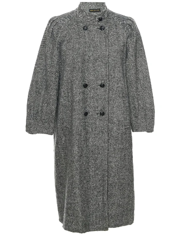 Fresh Wear Double Breasted Wool Coat - M