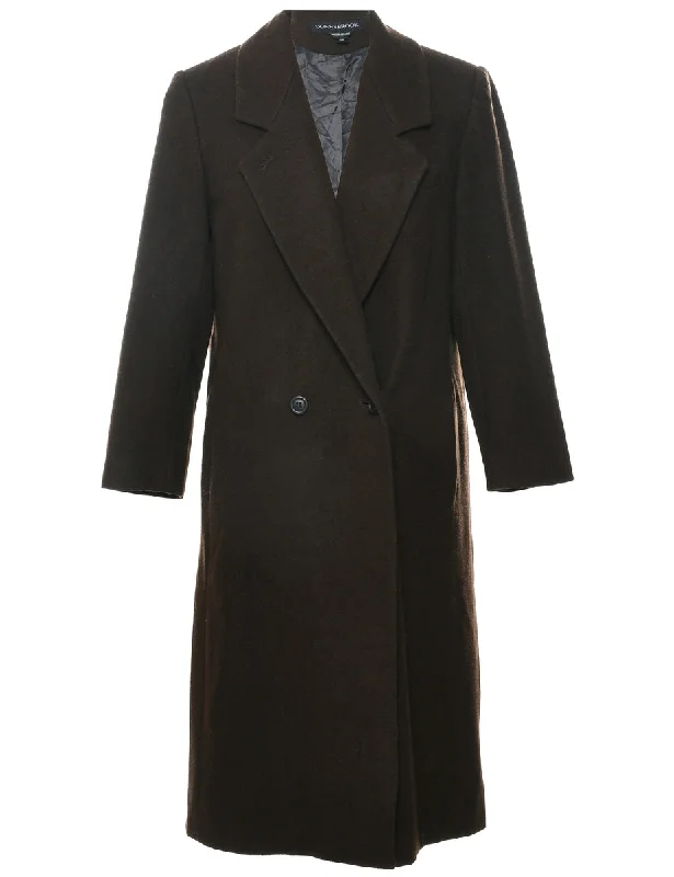 Dynamic Fashion Double Breasted Wool Coat - M