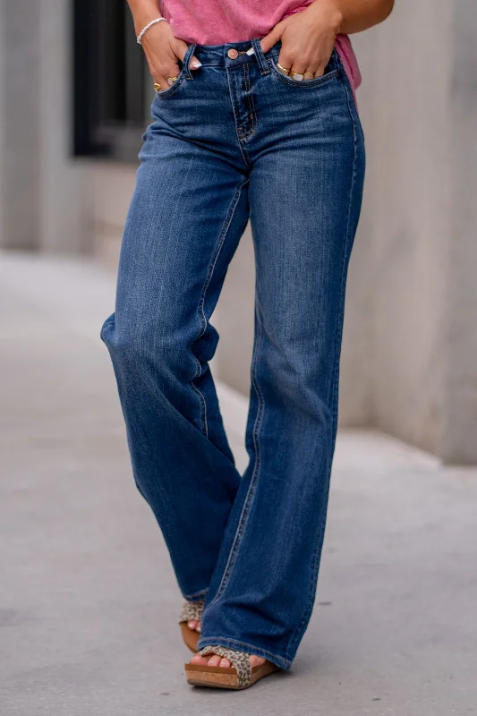 Printed Patterns Irresitible High Rise Loose Fit Jeans