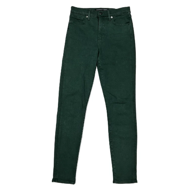 Casual Comfort Green Denim Jeans Designer By Veronica Beard, Size: 2