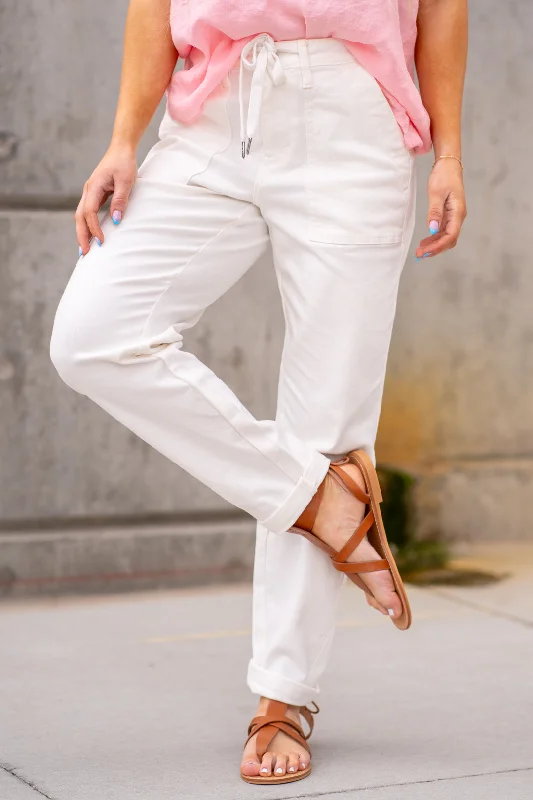 High-quality Fabrics Heather High Rise Cuffed Jogger