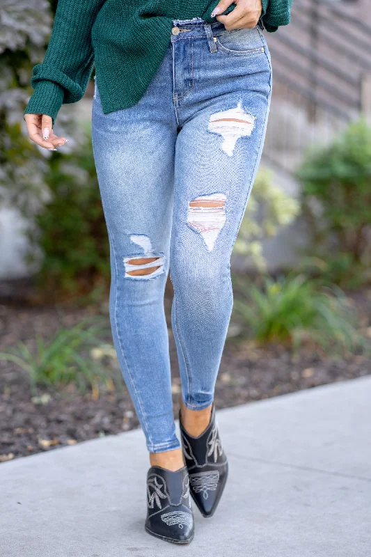 Spring Fashion Chanell High Rise Ankle Skinny