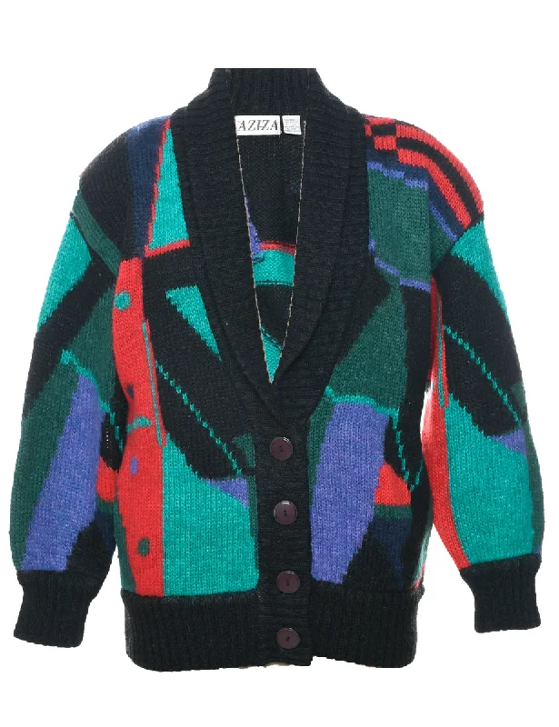 High-end Customization Multi-colour Cardigan - L