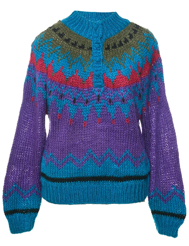Elegant Design Nordic Jumper - M