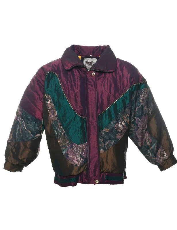 Personalized Wear Patchwork Ski Jacket - S