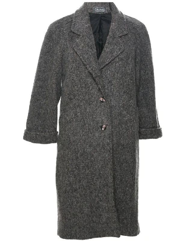 Celebrity Picks Single Breasted Wool Coat - M