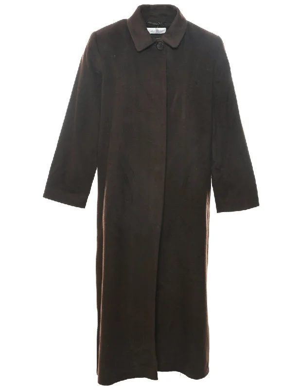 Modern Tailoring Single Breasted Wool Coat - M