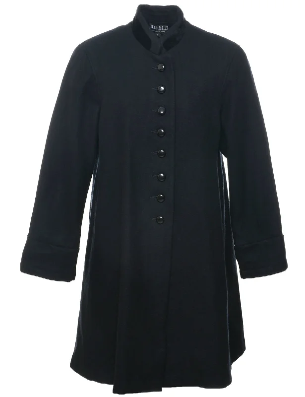 Warm And Comfortable Single Breasted Wool Coat - S