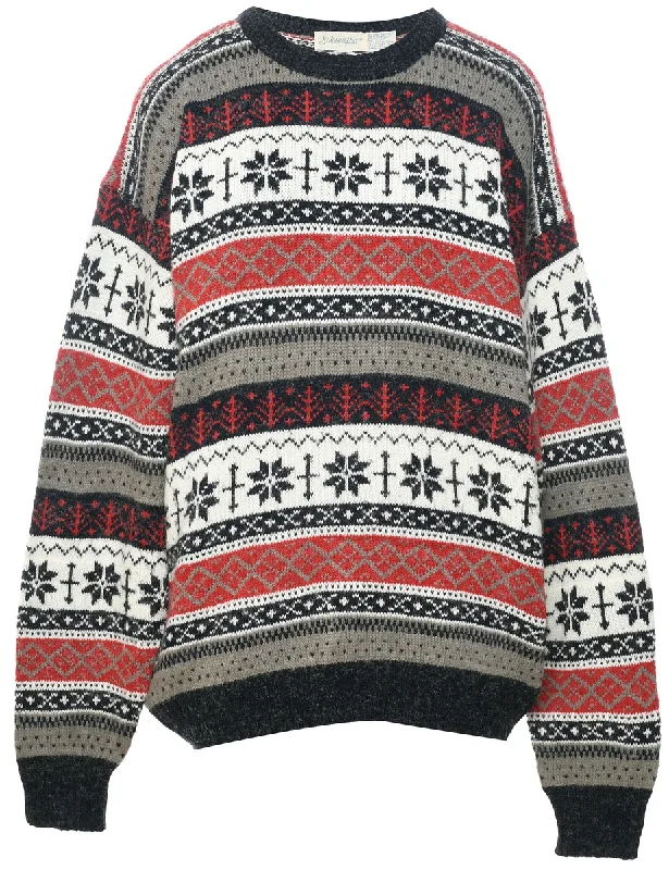 Elegant And Charming St John's Bay Nordic Jumper - XL