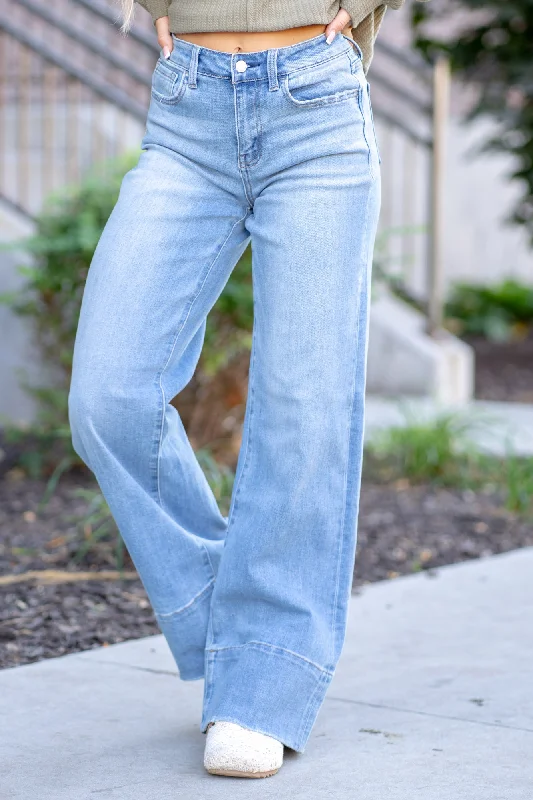 Sporty Comfort Legitimate High Rise A Line Wide Leg