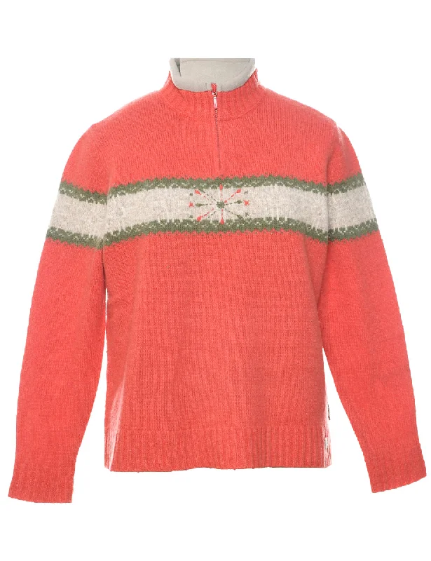 Effortless Style Woolrich Nordic Jumper - L