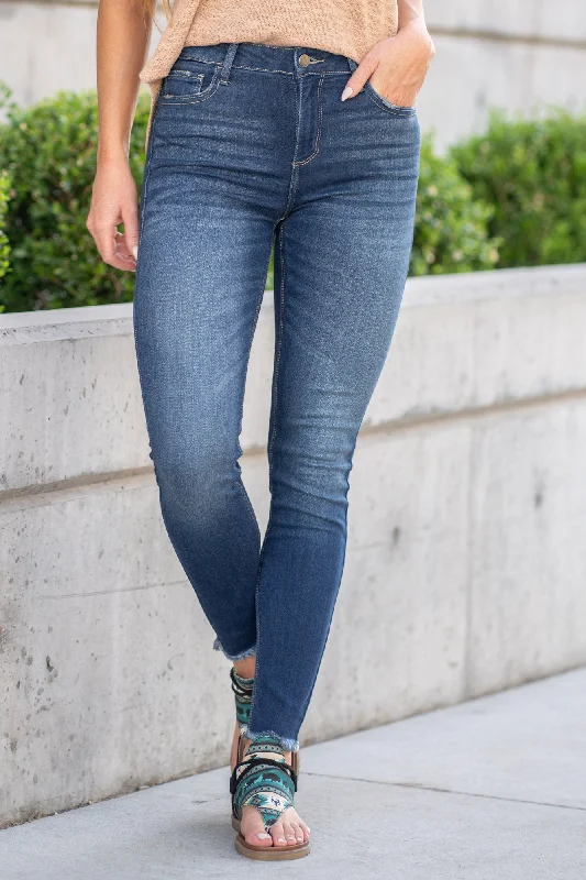 Effortless Style Mid Rise Cropped Skinny