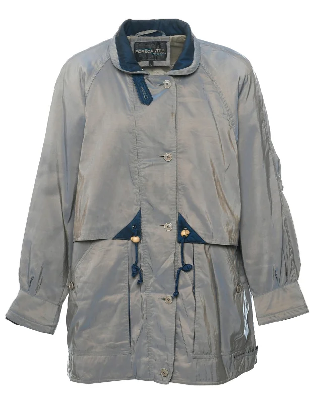 Fresh And Capable Zip Front Ski Jacket - L