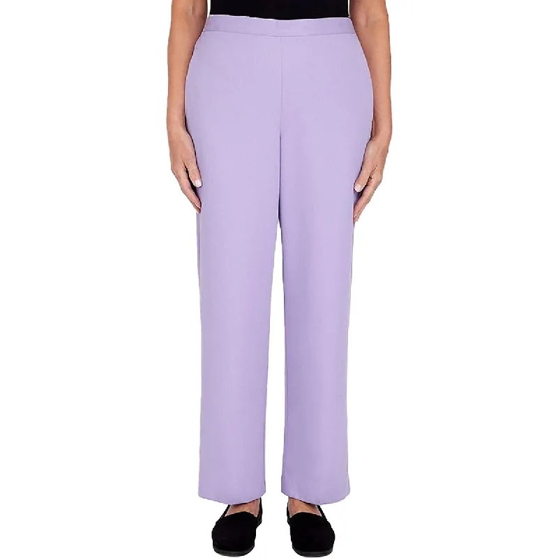 New Season Series Alfred Dunner Womens Corduroy High Rise Straight Leg Pants
