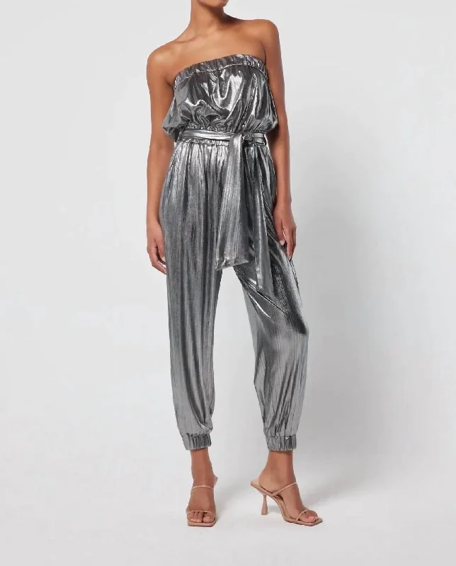 Advanced Customization Amayah Jumpsuit In Grey