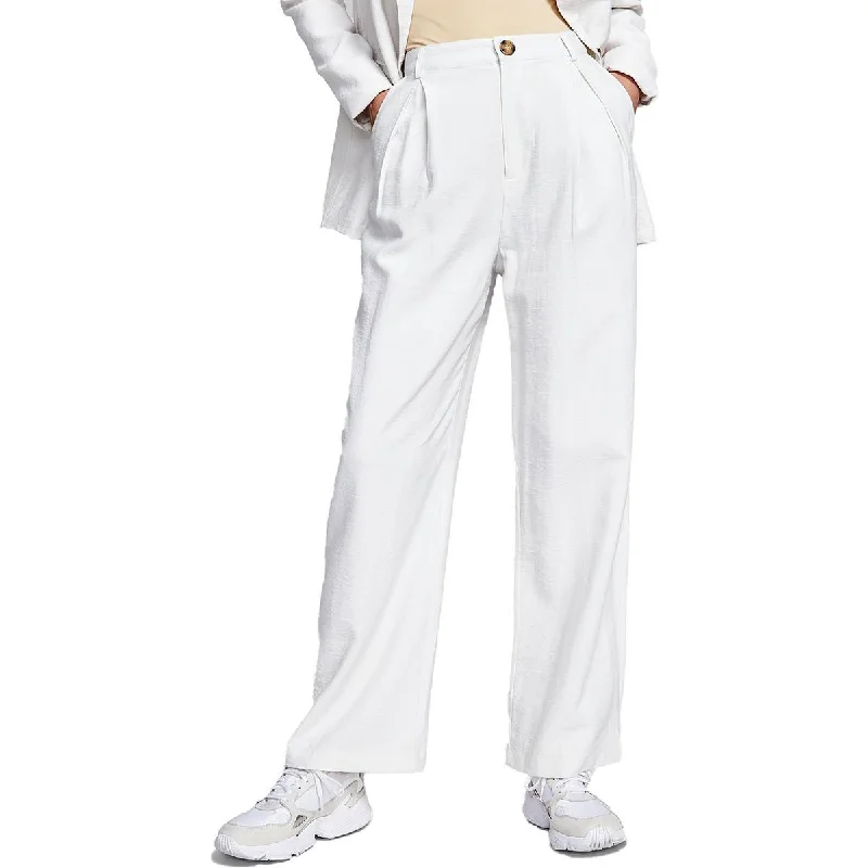 Easy Wear Chic And Now This Womens Pleated High Rise Wide Leg Pants