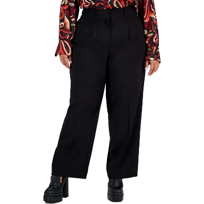 Cozy Outerwear Bar III Womens Plus Mid Rise Office Dress Pants