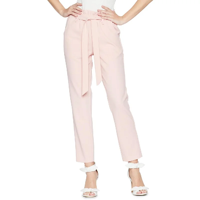 Basic Version BCBGeneration Womens Paperbag Belted Ankle Pants