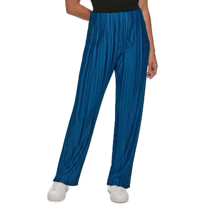 Trendy Dresses Calvin Klein Womens Pleated Textured Wide Leg Pants