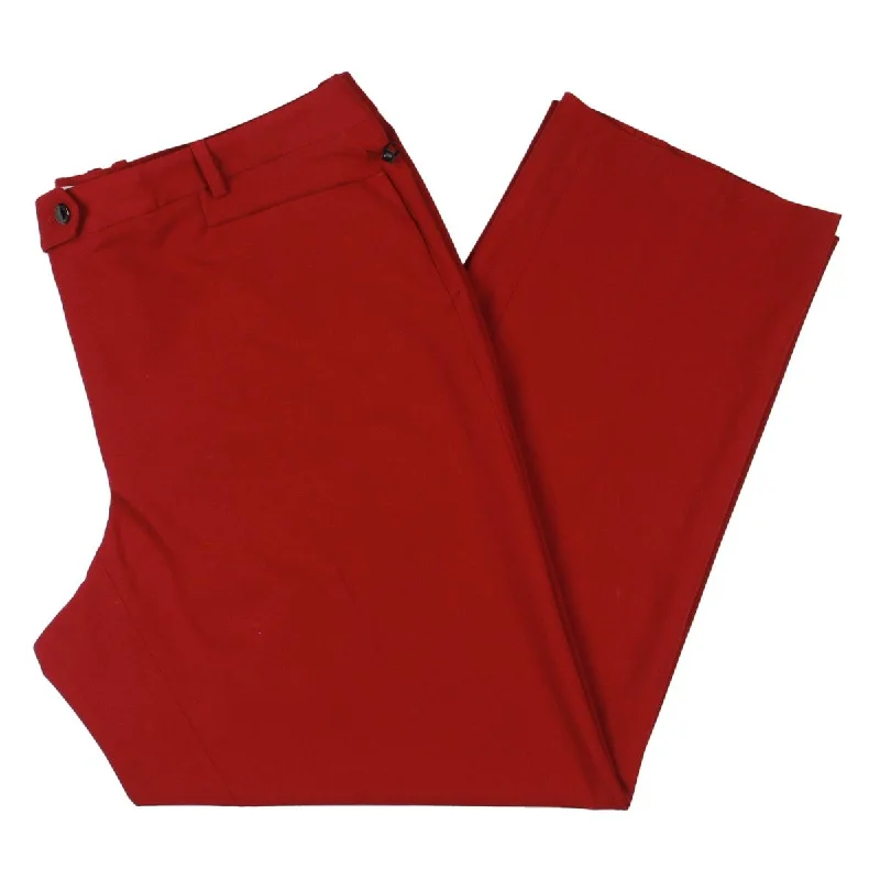 Classic Series Calvin Klein Womens Plus Modern-Fit Pocket Trouser Pants