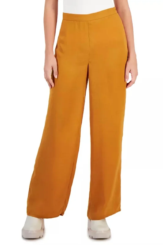 High-end Sense Celine High Waist Pant In Caramel