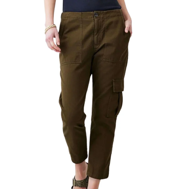 Urban Design Sense Charlie Cargo Pant In Olive