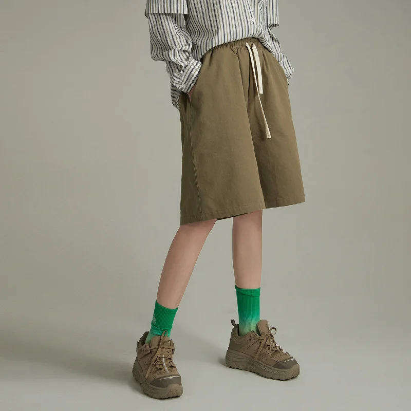 Comfortable Chic Simple Oversize Sport Shorts