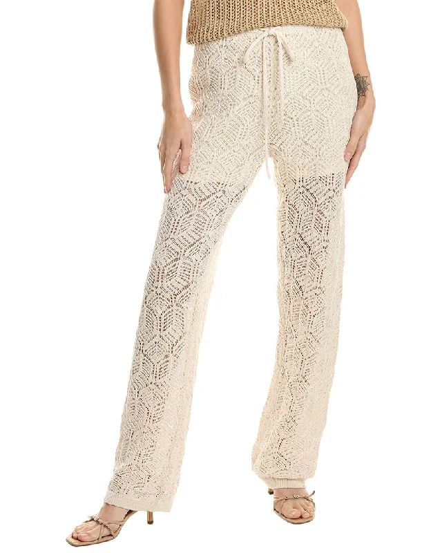 Trendy Items Design History Hallie Linen-Blend Pant