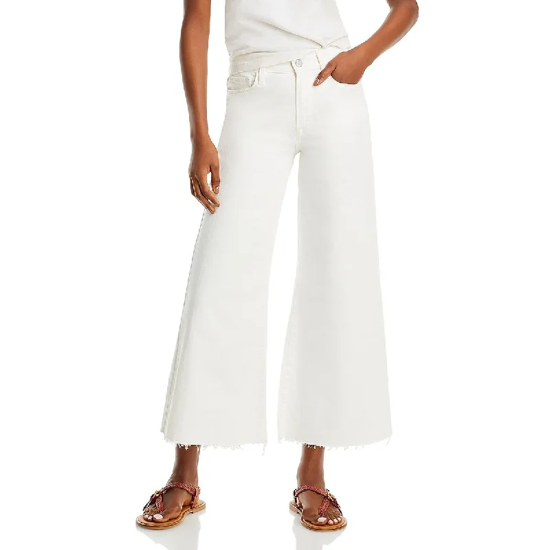 Personal Design FRAME Womens Pockets Wide Legs High-Waisted Pants