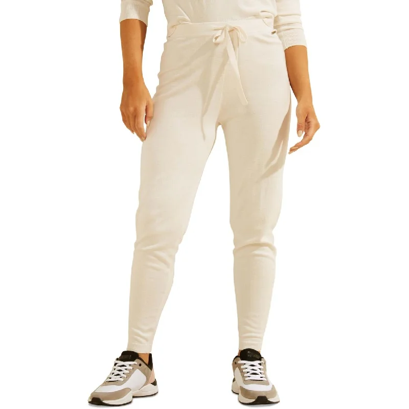 Sexy Fun Guess Womens Tanya Knit Drawstring Jogger Pants