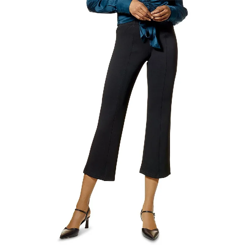 Fashion Must-have Hue Womens High Waist Cropped Flared Pants