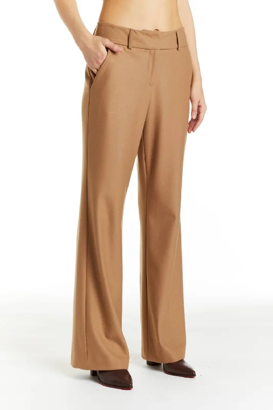 Fresh And Capable Juliette Pant In Camel