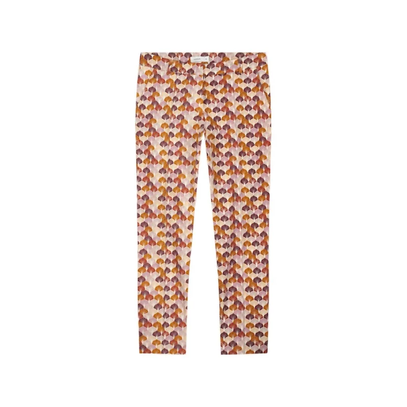 Soft Comfort Leaves Trouser In Multi