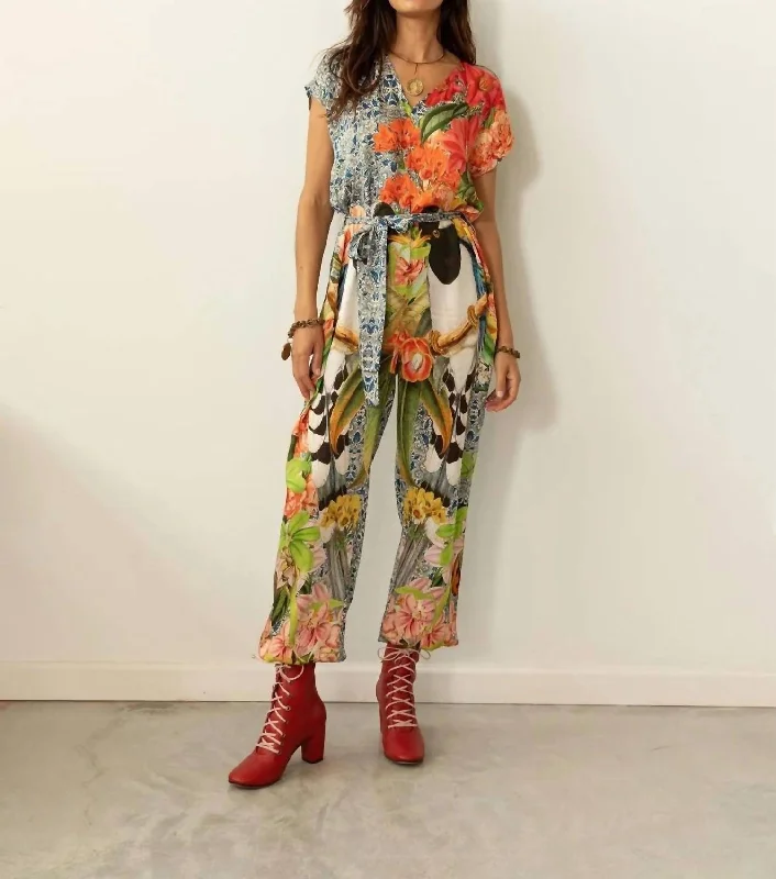 Fashionable And Fashionable Maena Jumpsuit In Jardin