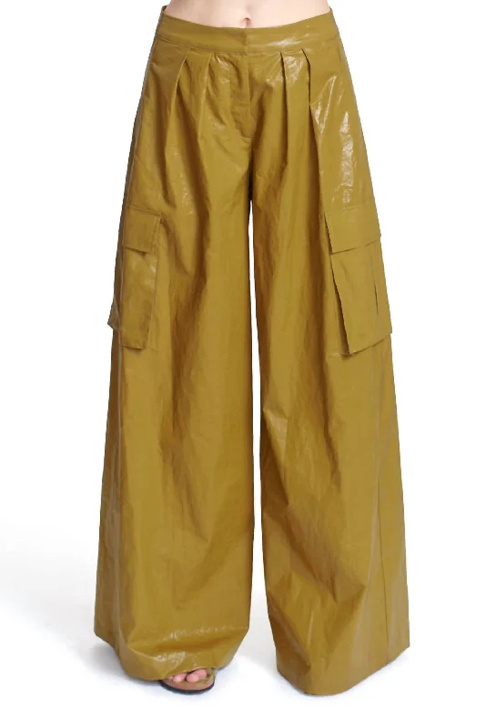 Fresh And Natural Nubia Pant In Olive