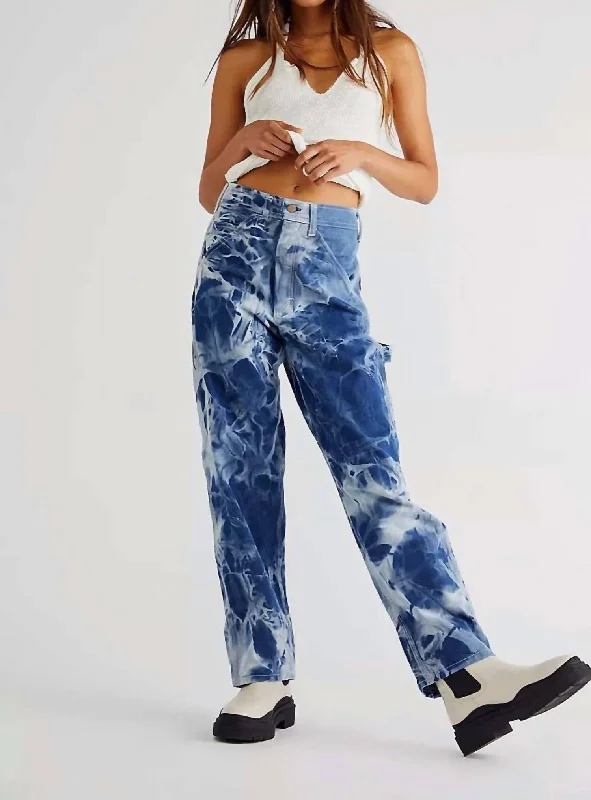 Body Design Painters Pant In Denim Blue