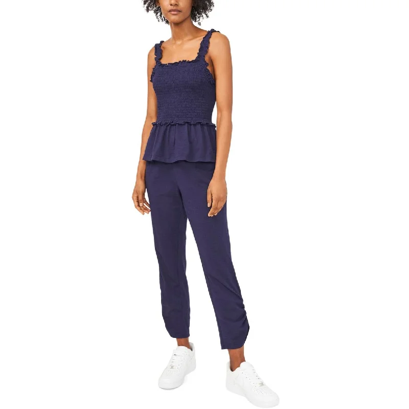 Noble And Elegant Riley & Rae Womens Freya Ruched Pull On Straight Leg Pants