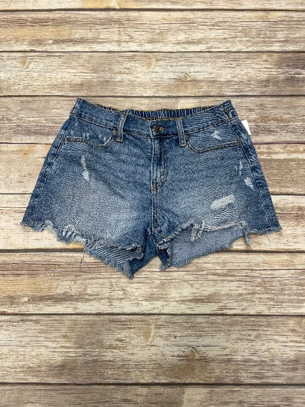 Trendy Items Shorts By Aerie In Blue Denim, Size: Xs