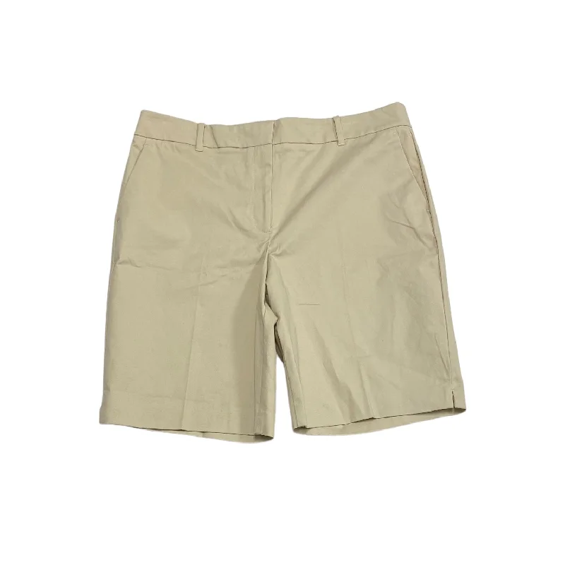 Beautiful Romance Shorts By Ann Taylor In Tan, Size: 16